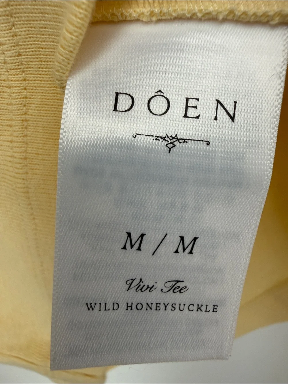 Doen Vivi Tee in Wild Honeysuckle Size M - Picture 5 of 14